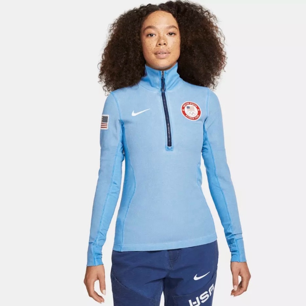 Nike ACG Team USA Olympics Dri-FIT ADV Training Top Blue DH1589-476 Women Small